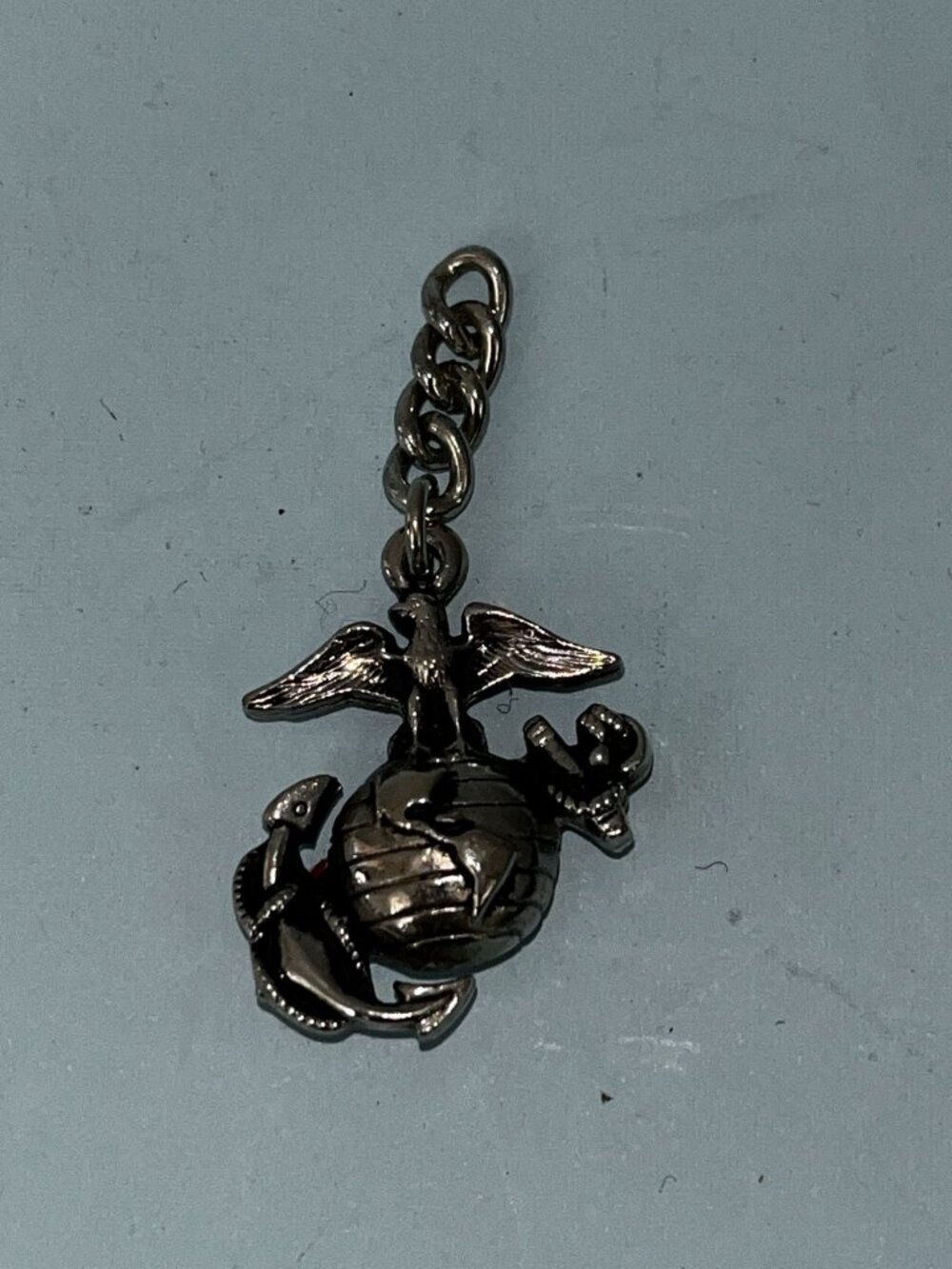 UNITED STATES MARINES CHARM (U.S. Marine Corp) Silver tone